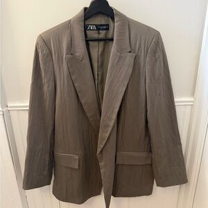 Zara Olive Green Blazer